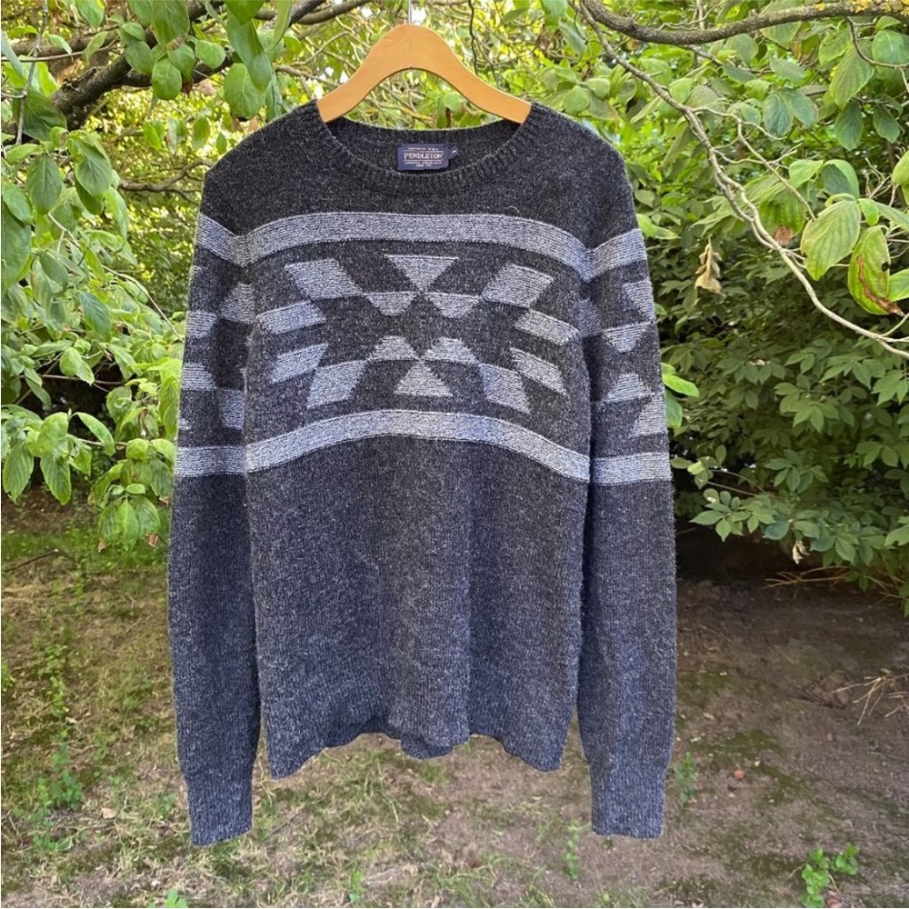 $180 Pendleton Washable Wool Aztec Sweater Women'… - image 8